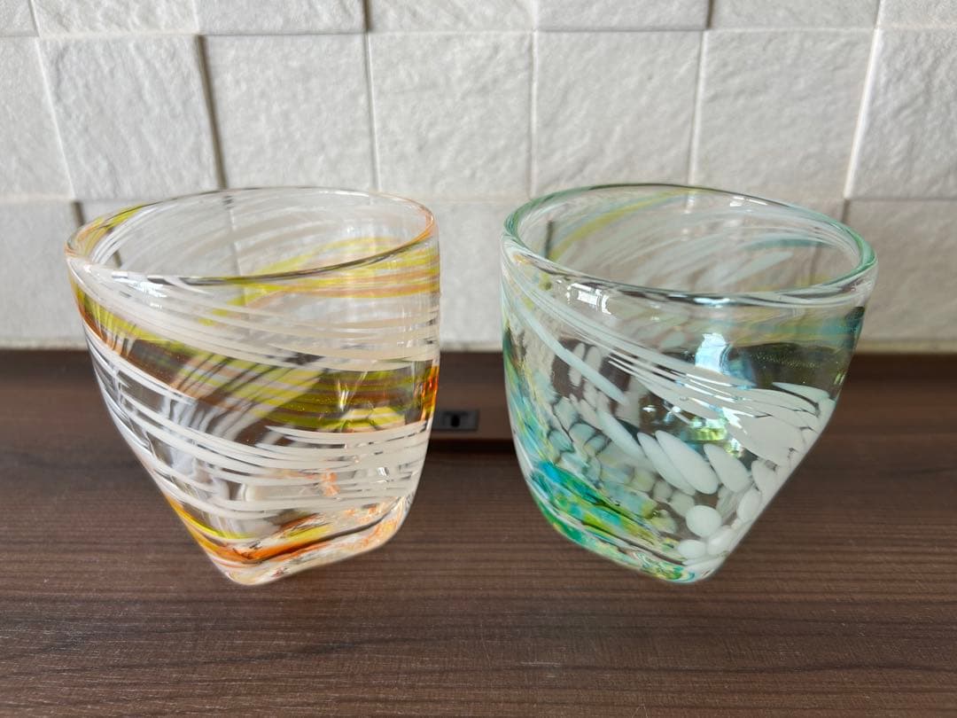 琉球ガラス カラフルなガラスグラスセット 11個