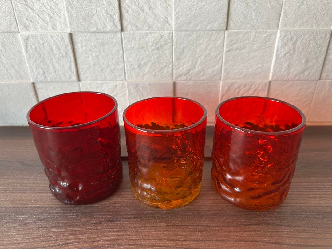 琉球ガラス カラフルなガラスグラスセット 11個