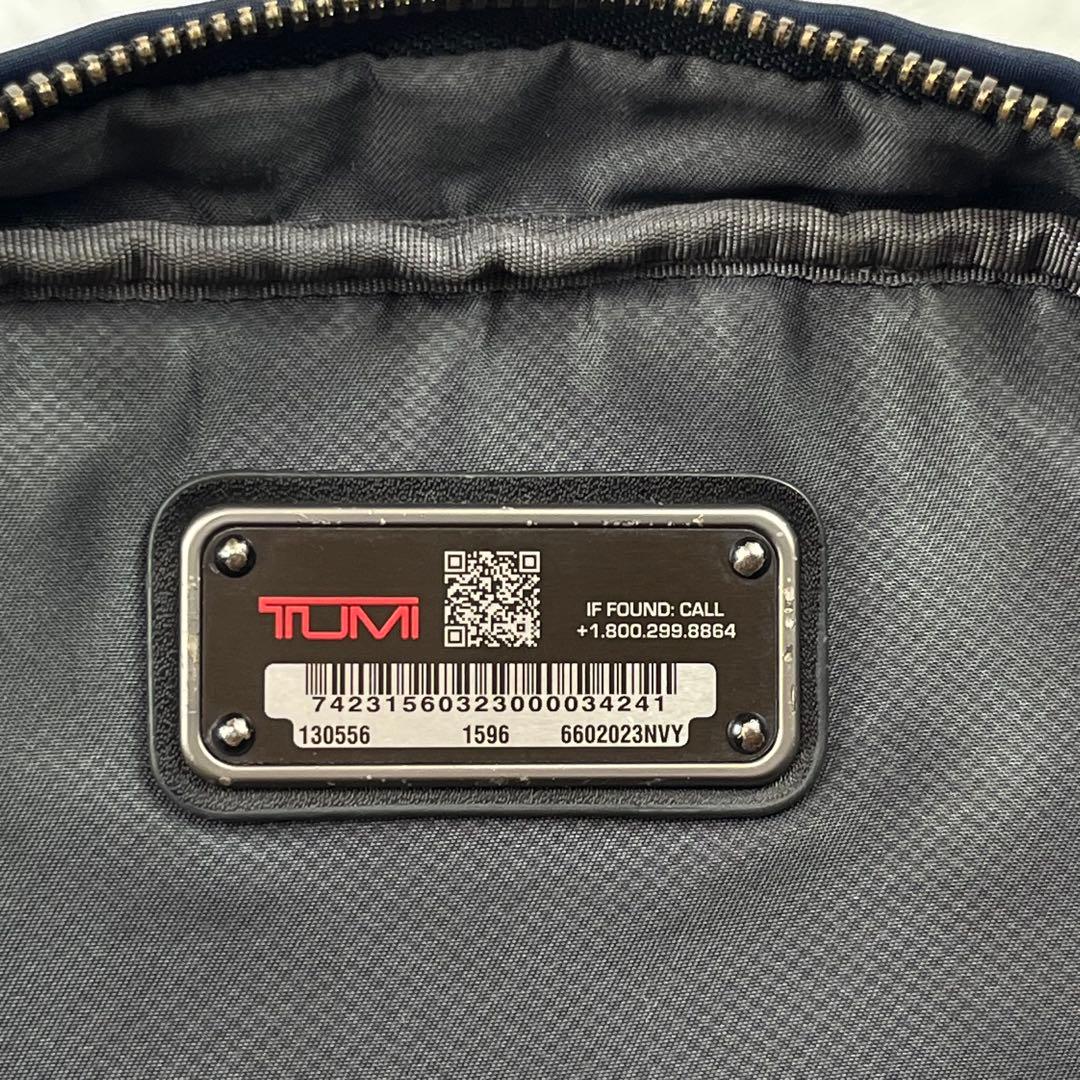 TUMI WARREN HARRISON BACKPACK NAVY 定価10万