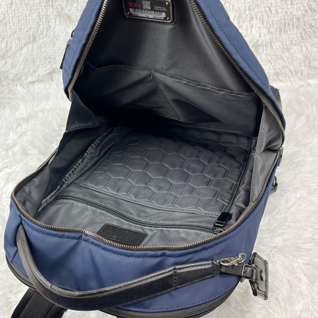 TUMI WARREN HARRISON BACKPACK NAVY 定価10万