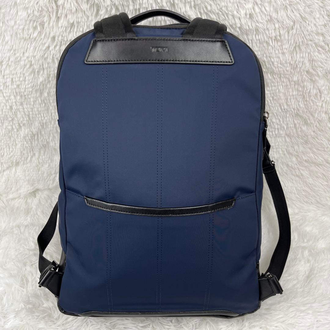 TUMI WARREN HARRISON BACKPACK NAVY 定価10万