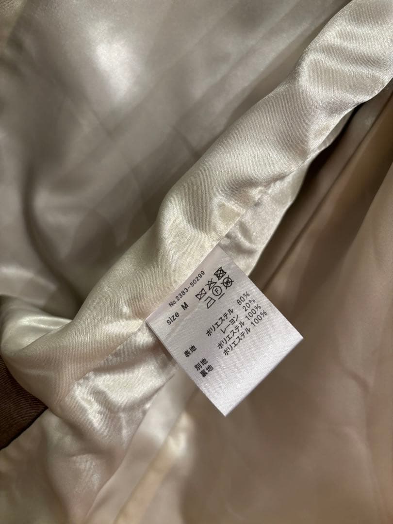 niana ANDRESD フォーリボンラバージャケット ベージュ M リボン