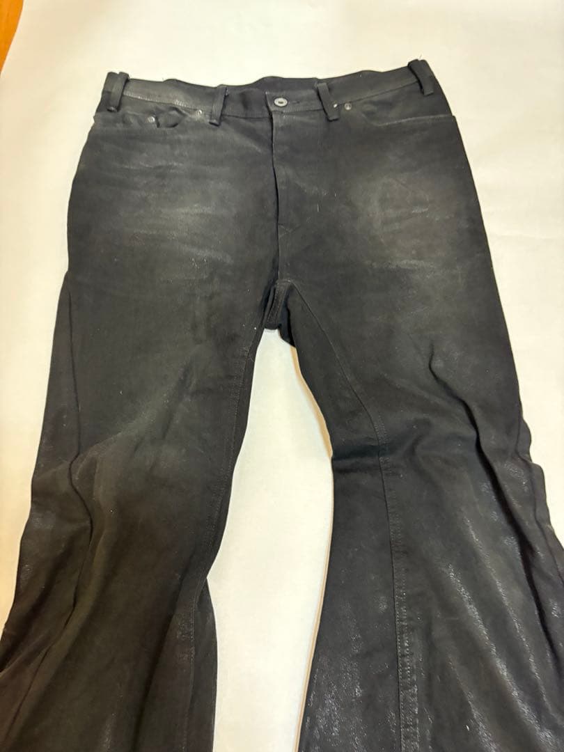 Julius コーティングパンツ　25prespring デニム