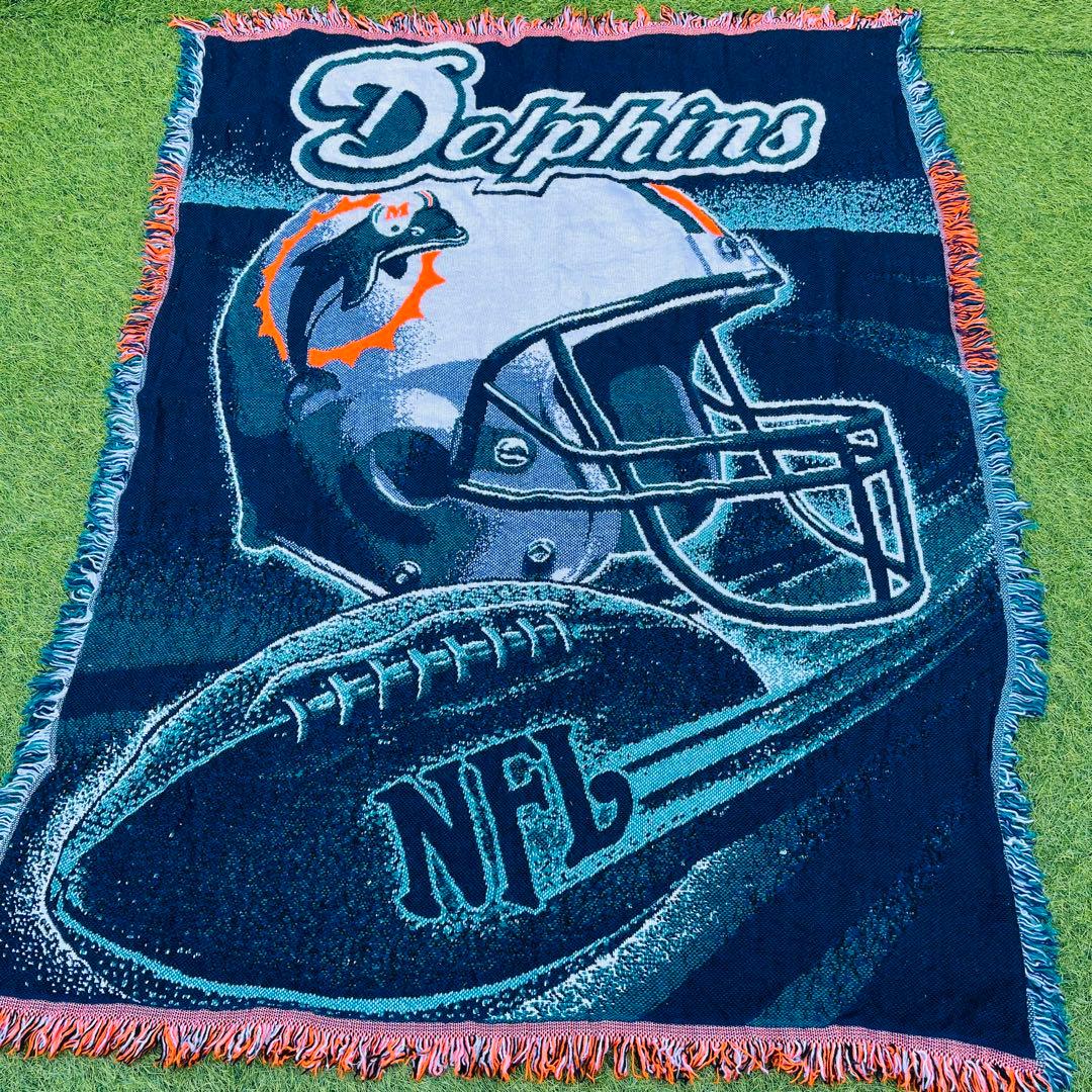 【rug】Dolphins NFL タペストリーラグマット ドルフィンズ