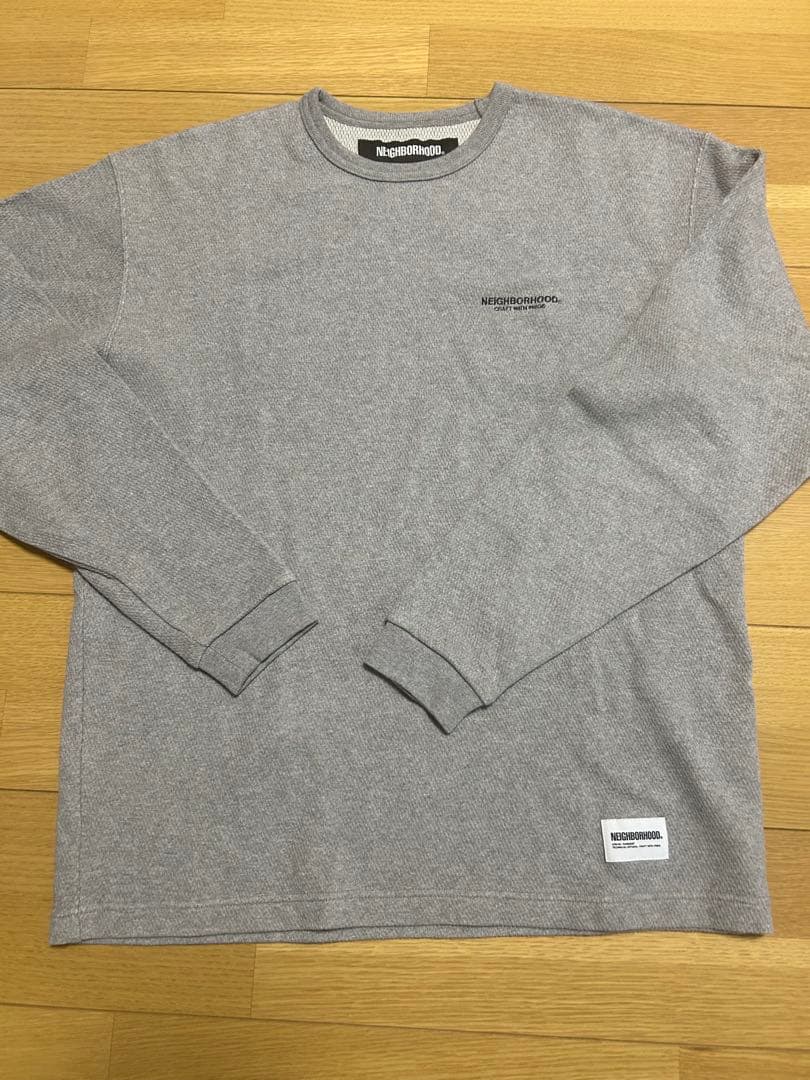 トップス HONEYCOMB FABRIC CREWNECK LS