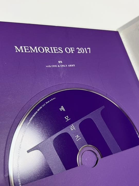 値下げ！【テヒョン　トレカ　付き】BTS MEMORIES 2017 DVD