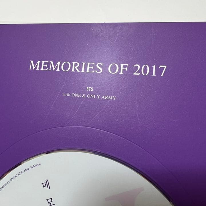 値下げ！【テヒョン　トレカ　付き】BTS MEMORIES 2017 DVD