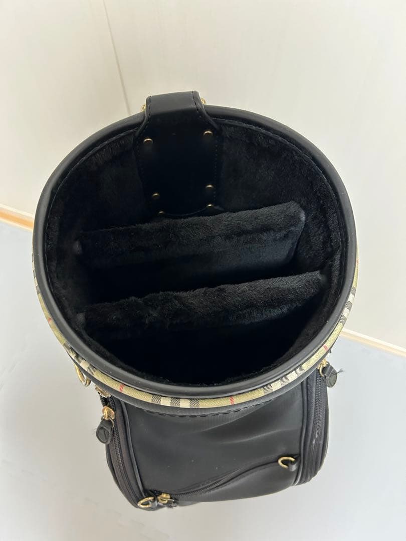 希少 バーバリー BURBERRY キャディバッグ ゴルフ