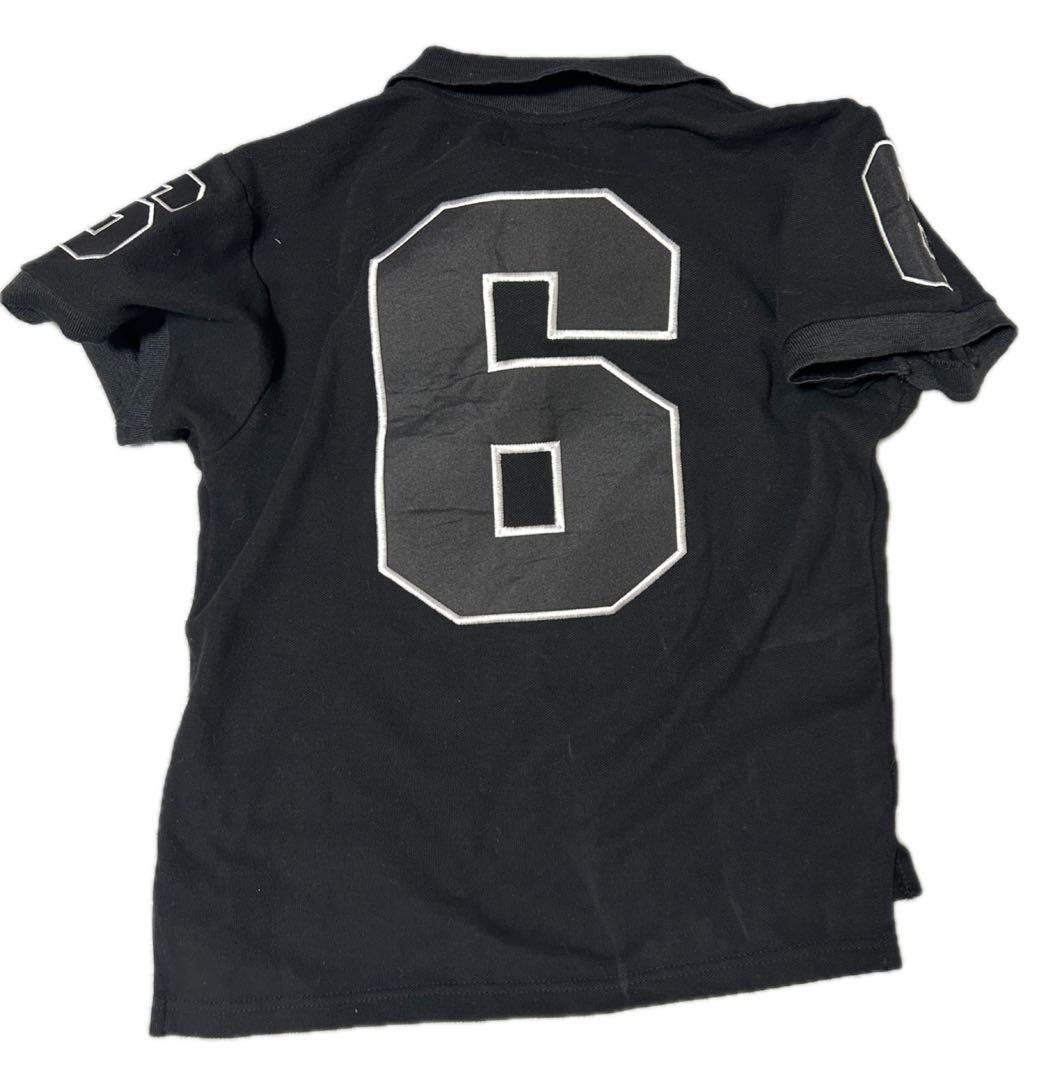 lowlife hell ブラックポロシャツ 刺繍ロゴ ビッグポニー swag