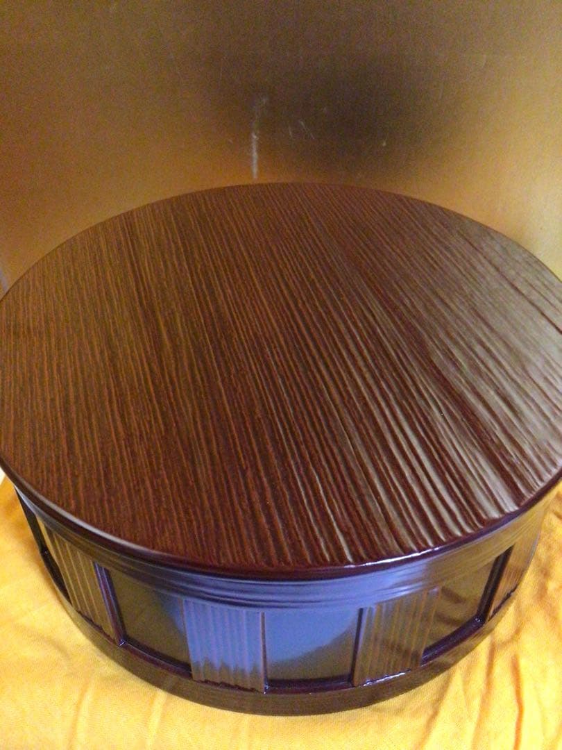 茶道具 一閑桶型食籠 満樹 共箱付き