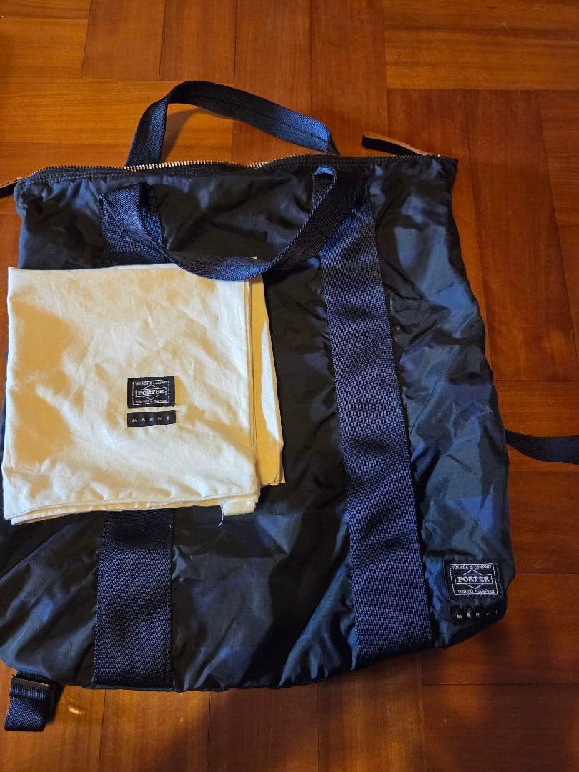 美品マルニ×ポーター　リュック2wayバッグ