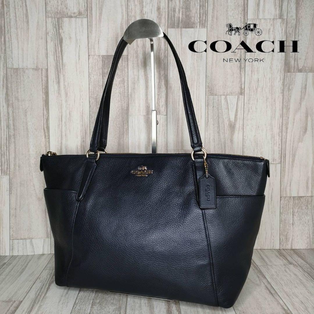 50 COACH コーチ　レザー　トートバッグ　ハンドバッグ