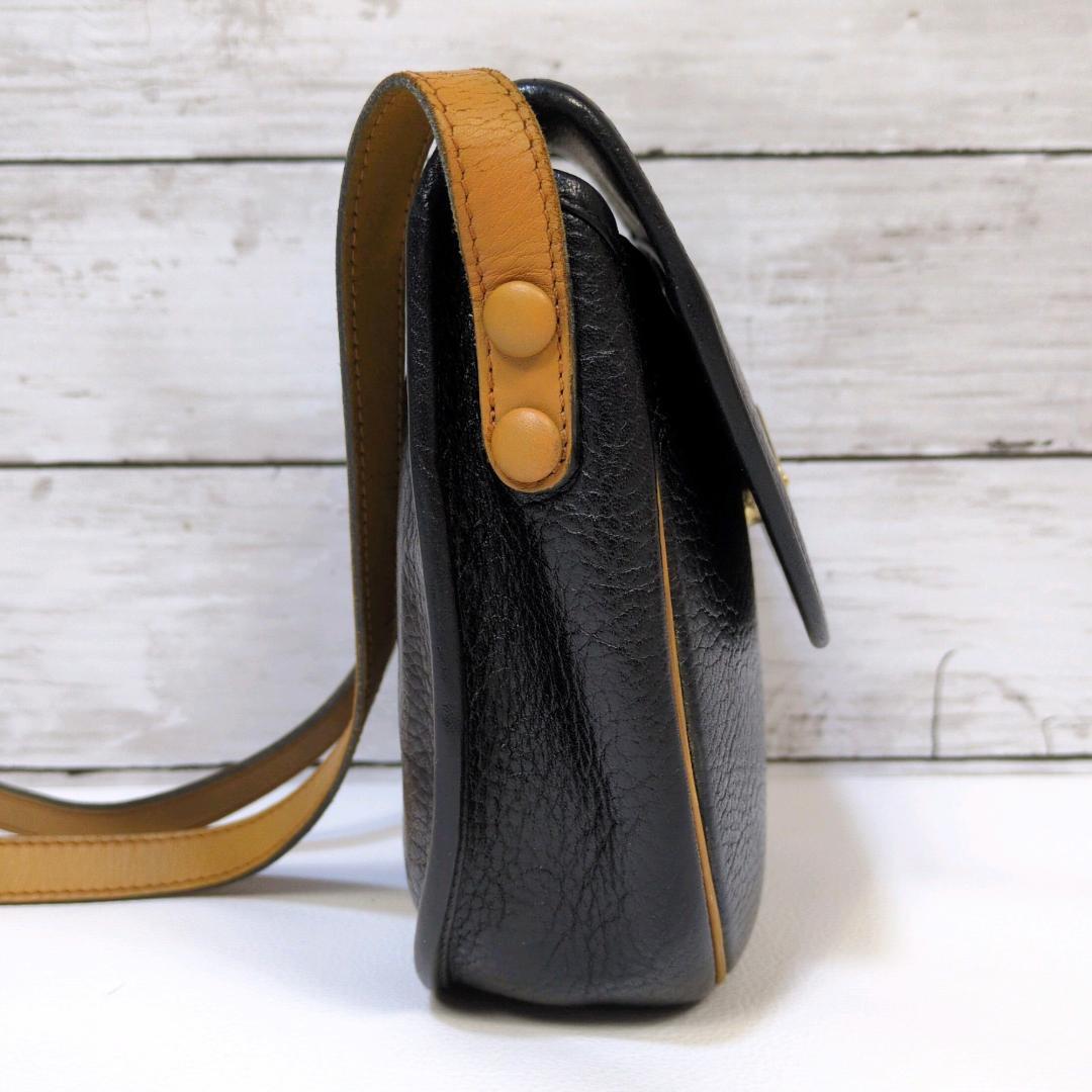 Christian Dior ディオール ショルダーバッグ ブラック CDロゴ