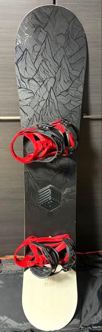 サロモン SIGHT 150cm、ビンディング、ケース付き　スノーボードセット