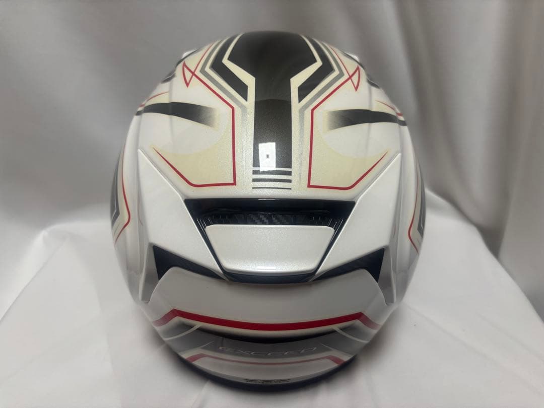 OGK KABUTO Exceed Claw ホワイト　PロックミラS付き