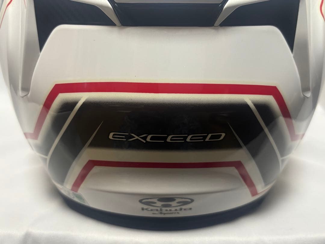 OGK KABUTO Exceed Claw ホワイト　PロックミラS付き