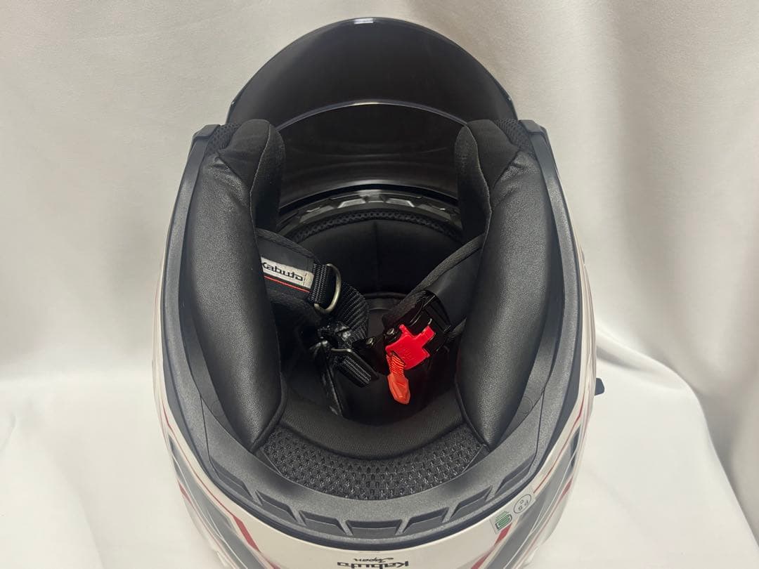 OGK KABUTO Exceed Claw ホワイト　PロックミラS付き