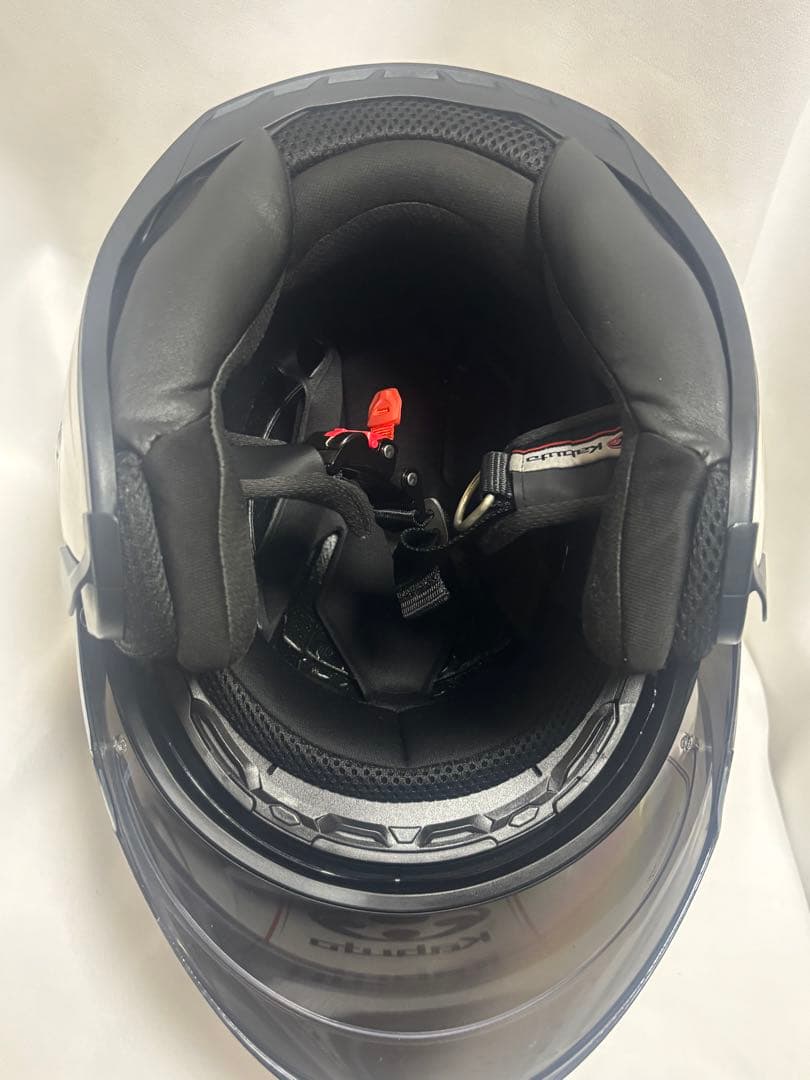 OGK KABUTO Exceed Claw ホワイト　PロックミラS付き