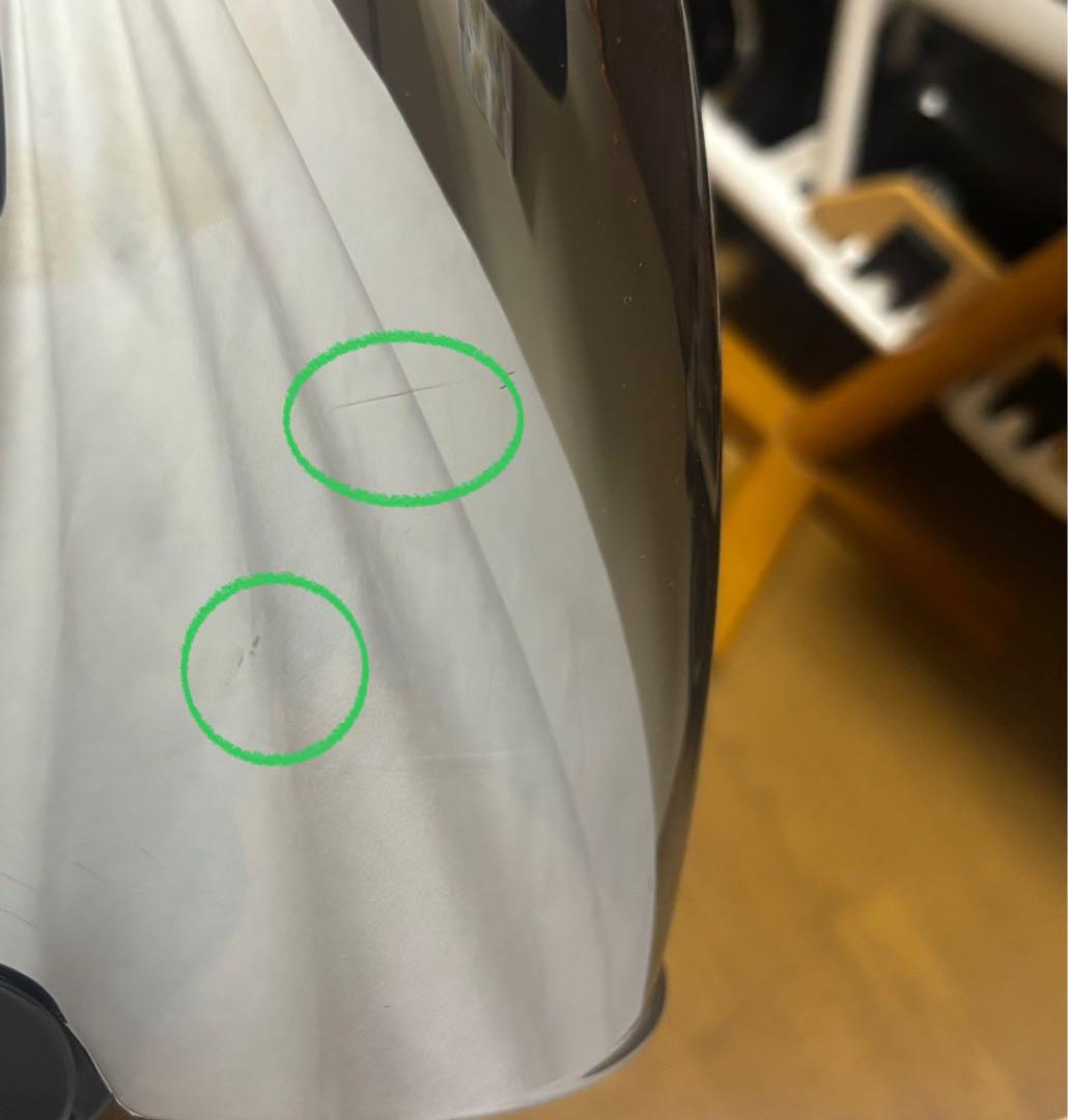 OGK KABUTO Exceed Claw ホワイト　PロックミラS付き