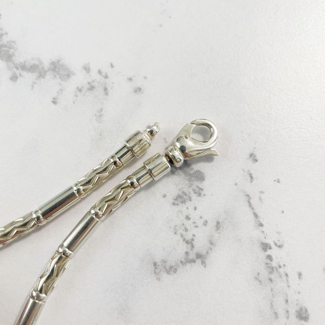 【希少】　オールシルバー　ティファニー　アズテック　ジグザグ　ネックレス