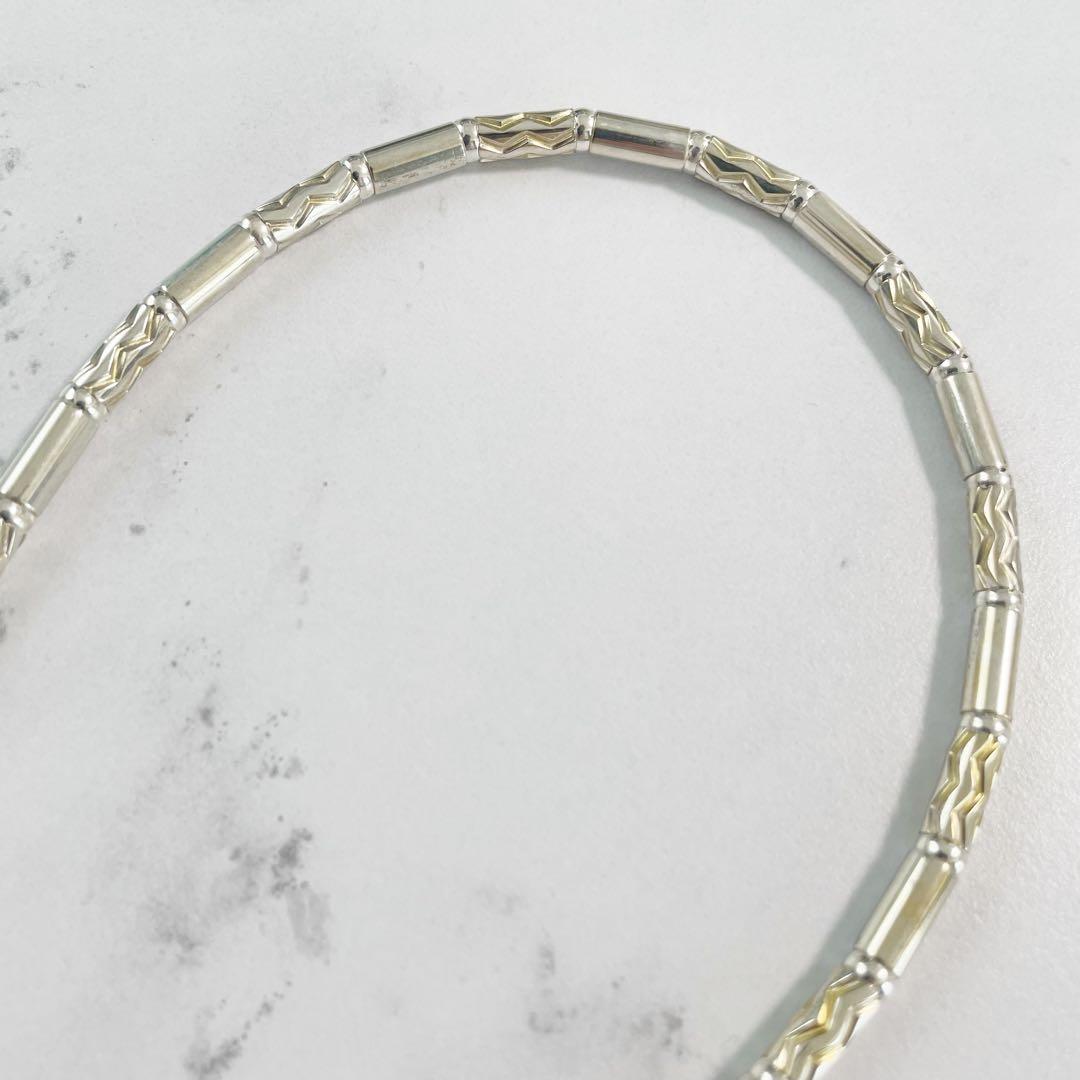 【希少】　オールシルバー　ティファニー　アズテック　ジグザグ　ネックレス