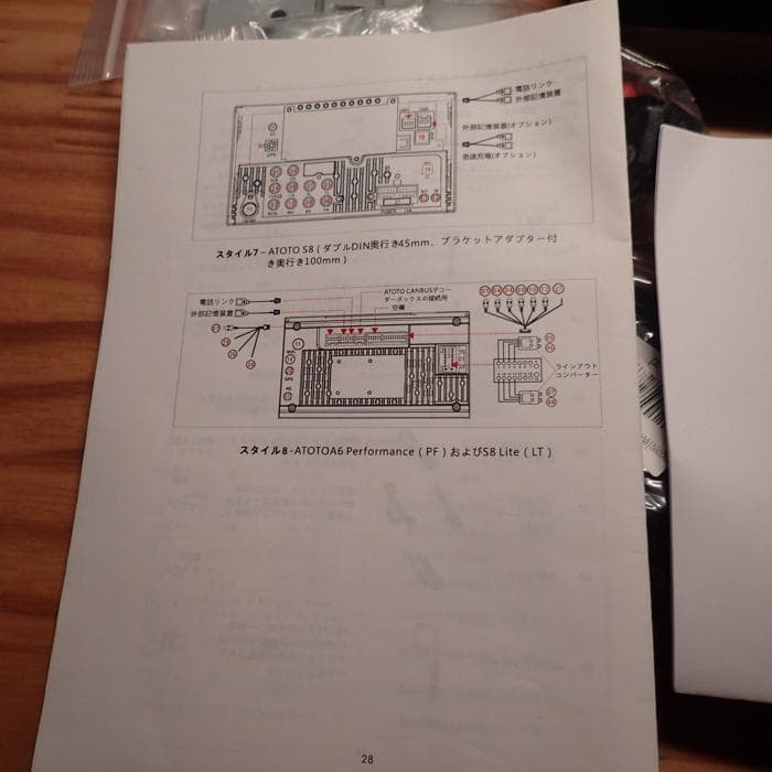 ATOTO A6シリーズ　7インチ A6G2A7PF バックカメラ付き