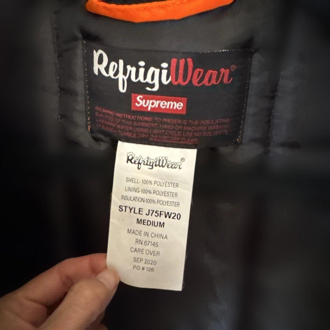 シュプリーム オレンジカモフラージュダウンベスト