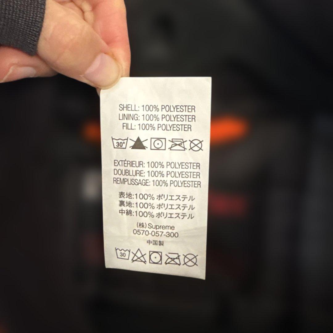 シュプリーム オレンジカモフラージュダウンベスト