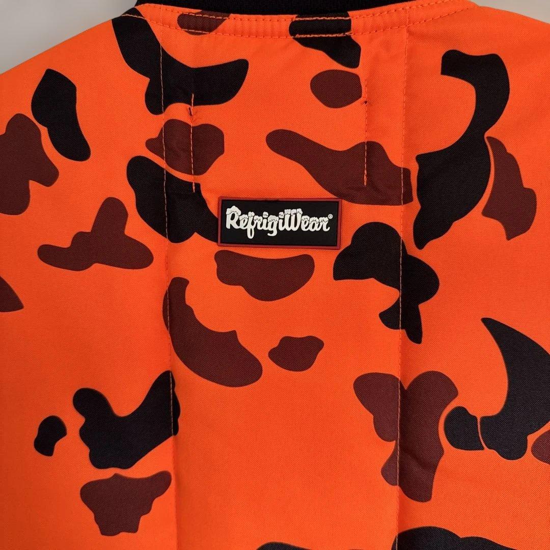 シュプリーム オレンジカモフラージュダウンベスト