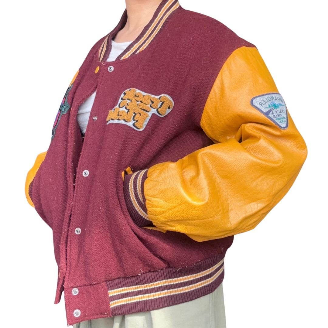 【希少】Wrangler ヴィンテージ スタジャン M レザーウール