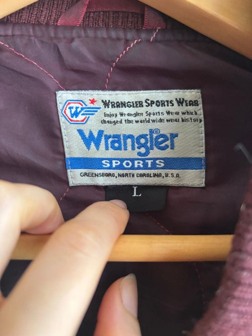 【希少】Wrangler ヴィンテージ スタジャン M レザーウール