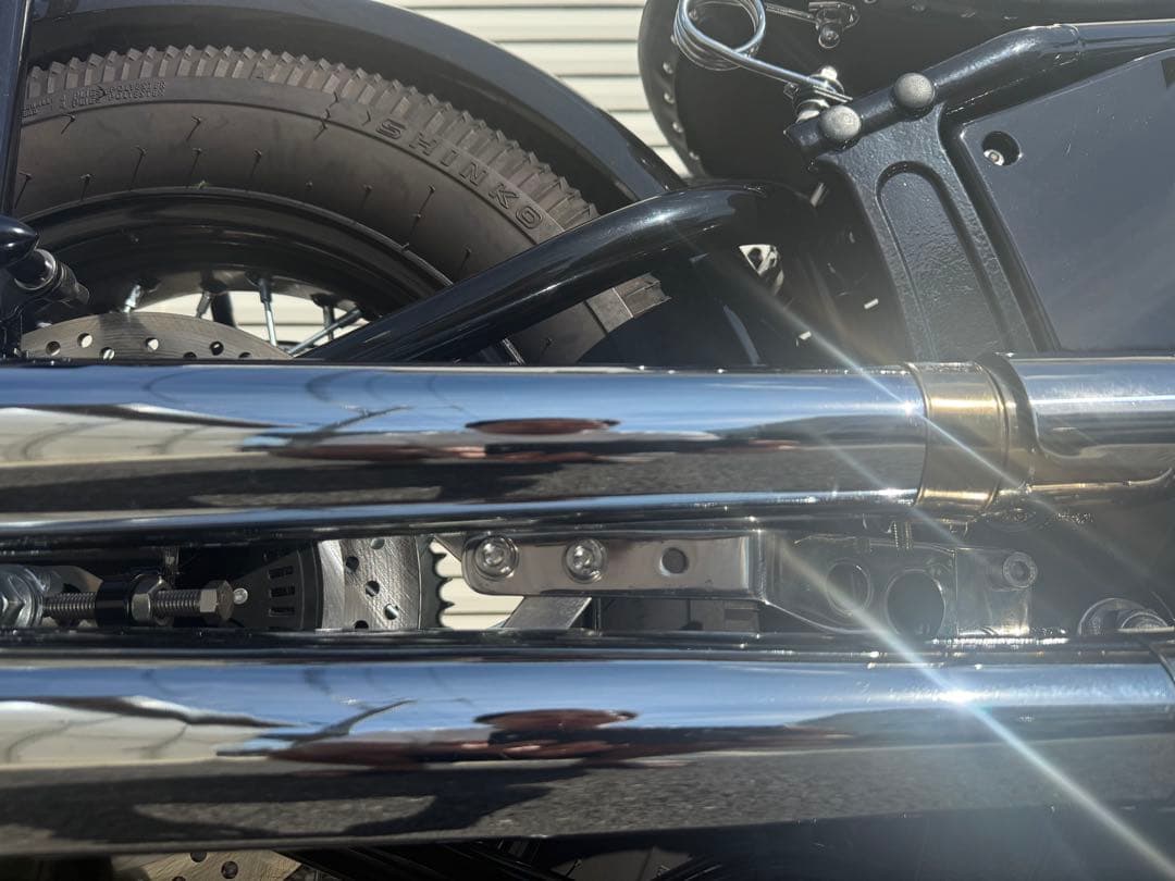 Thunder250 汎用マフラー トランペットマフラー