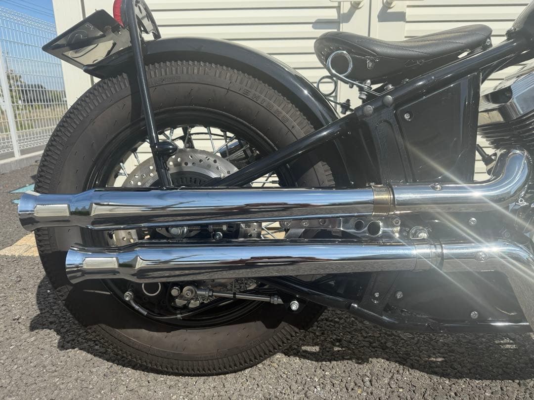 Thunder250 汎用マフラー トランペットマフラー