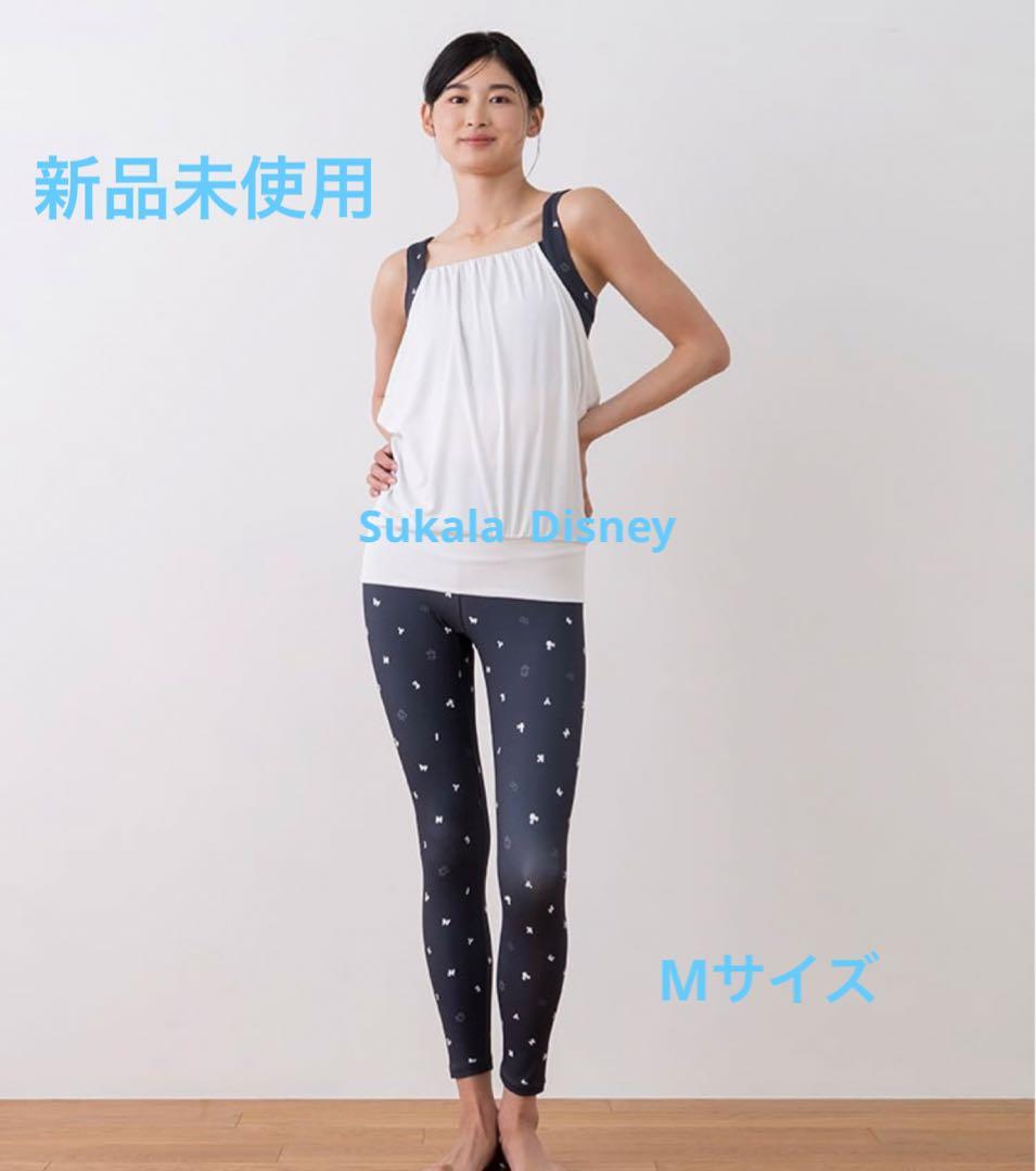 SUKALAディズニーレイヤードタンク＆レギンスセット　ヨガウェア