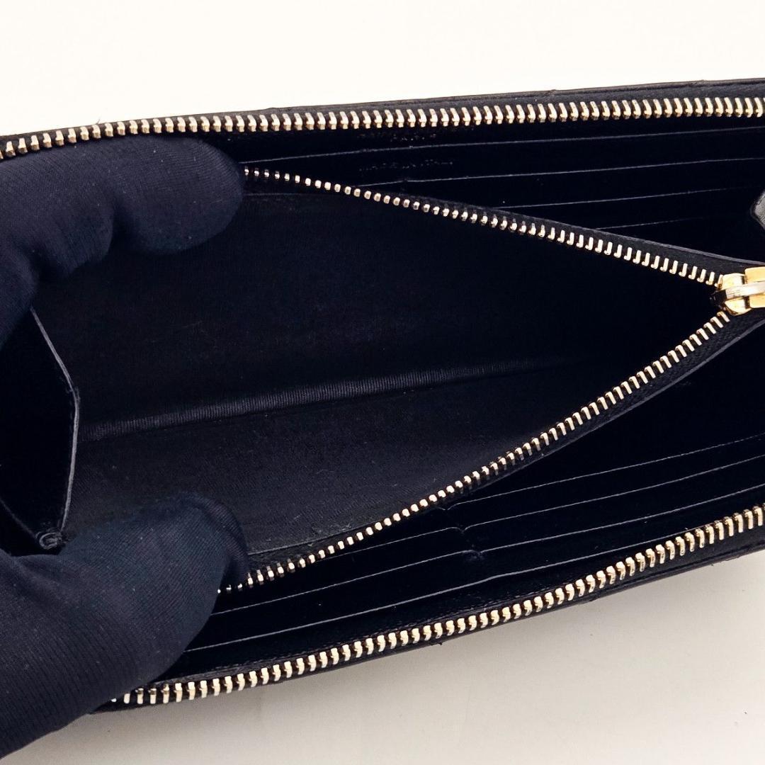 サンローラン 長財布 YSL カサンドラ ラウンドファスナー A601 Vステ