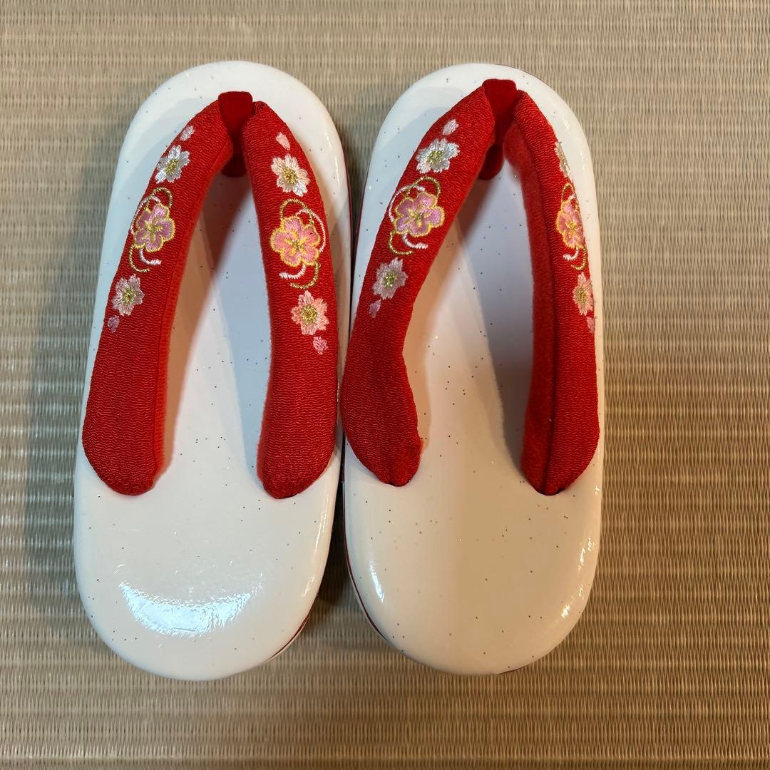 【白×ピンク絞り風】七五三 3歳 着物　被布コート12点セット　女の子　千歳飴