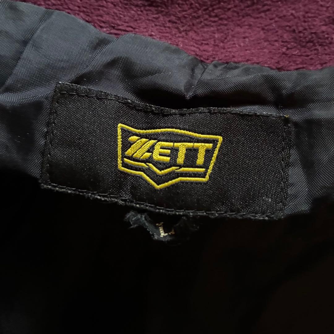 ZETT 早稲田大学 野球部 フリース ウォーマー グランドコート ジャンパー