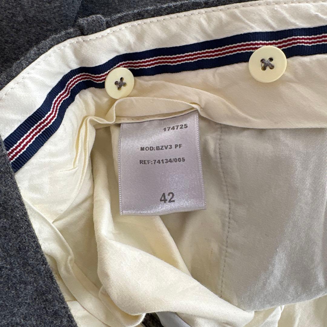 BERNARD ZINS ベルナール・ザンス　ウールスラックス　グレー