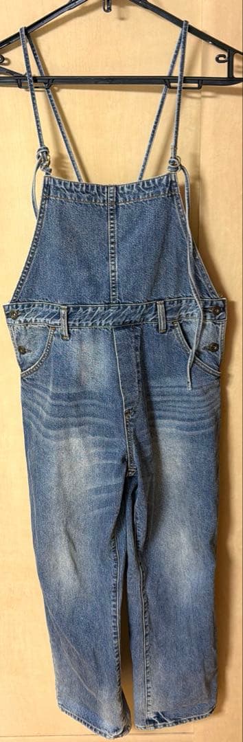 デニムサロペット 豹柄　ウィムガゼット