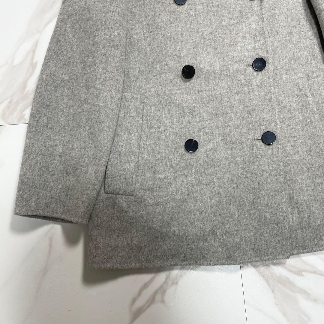定価7.5万✨Theory セオリー ダブルブレストピーコート カシミヤ 近年