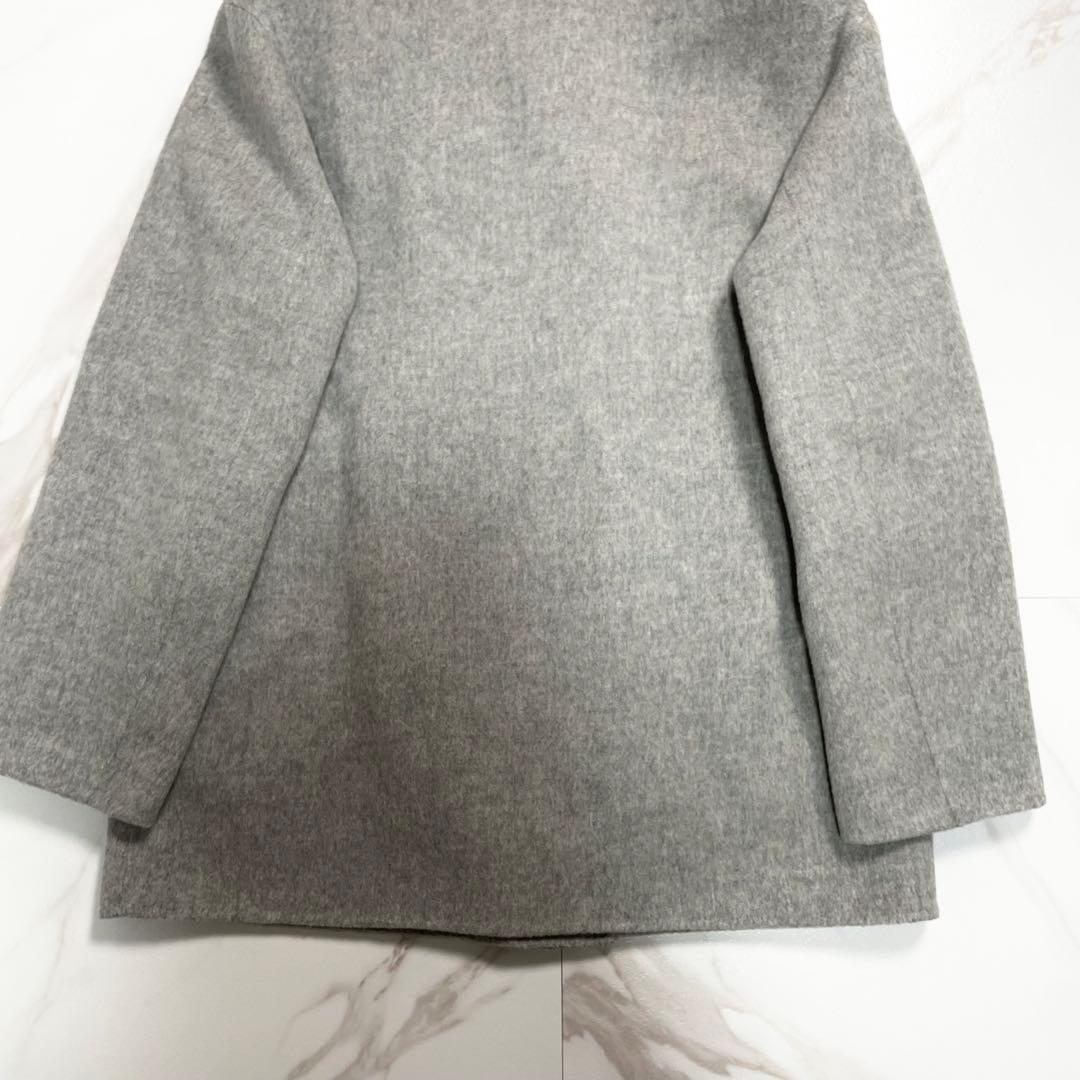 定価7.5万✨Theory セオリー ダブルブレストピーコート カシミヤ 近年