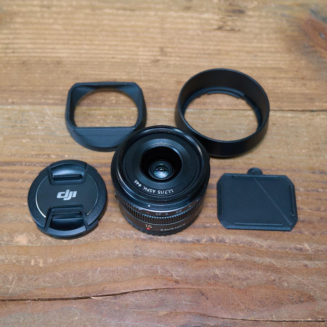 レンズ(単焦点) DJI MFT 15mm f1.7 leica dg H-X015 OEM