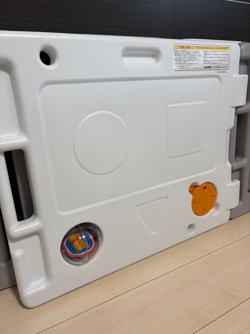 日本育児 ベビーサークル ミュージカルキッズランドDX Ⅱ ホワイト&グレー