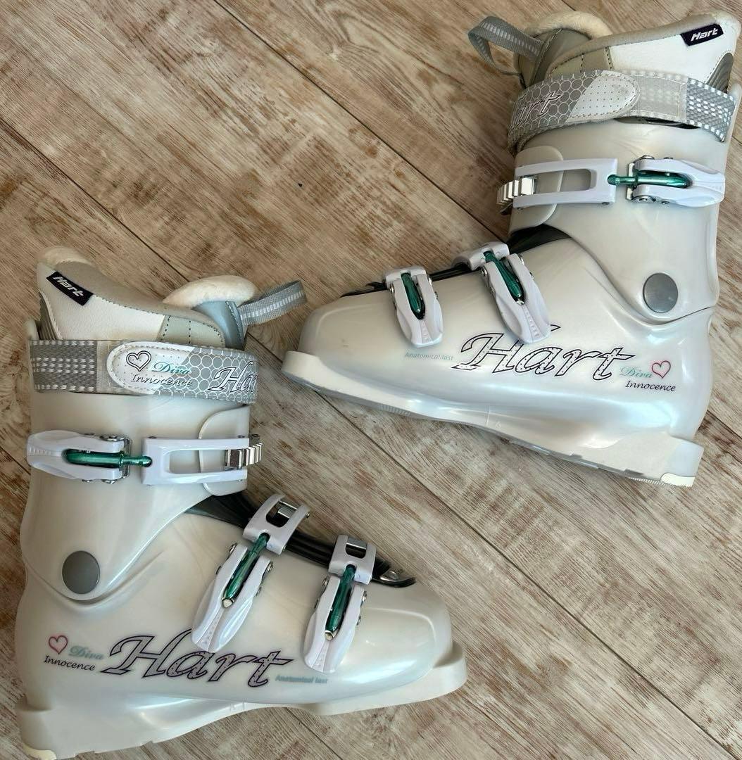 ◾️カービングスキーセット　板140㎝ ブーツ24.5㎝　女性用　レディース用