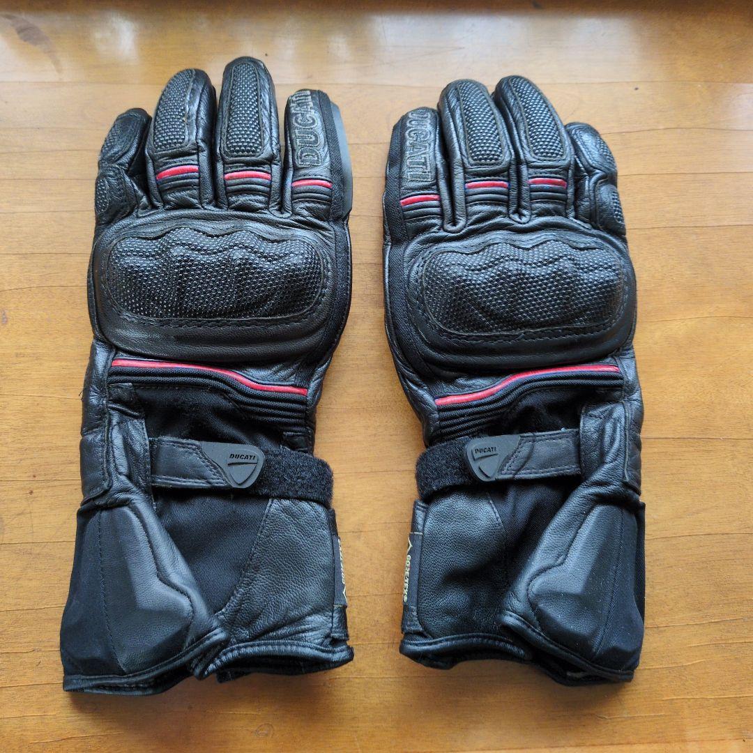 ドゥカティ(DUCATI) レザー＆ゴアテックス ブラック Lサイズ