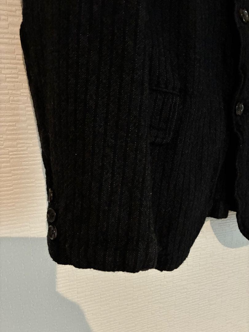 COMME des GARÇONS S ブラック ストライプジャケット