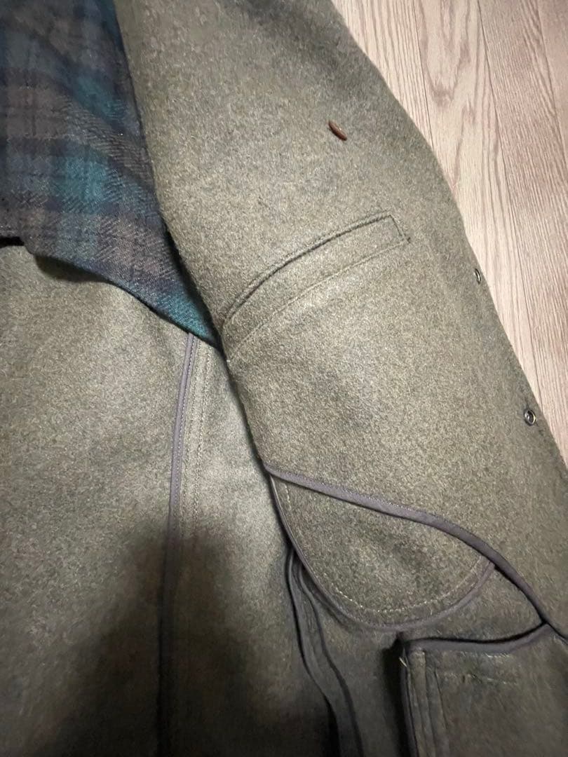 Mサイズ ORGUEIL オルゲイユ カーキ メルトンウール 定価57240円