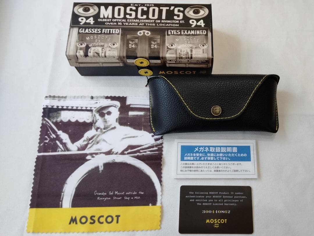 [正規店購入] MOSCOT レムトッシュ49㎜限定16th SMKGサングラス
