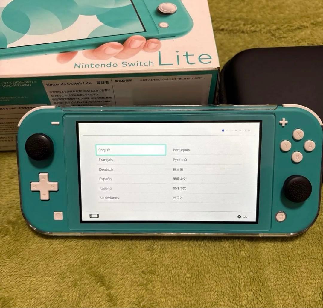 【おまけソフト付き】Nintendo Switch Lite ターコイズ　本体