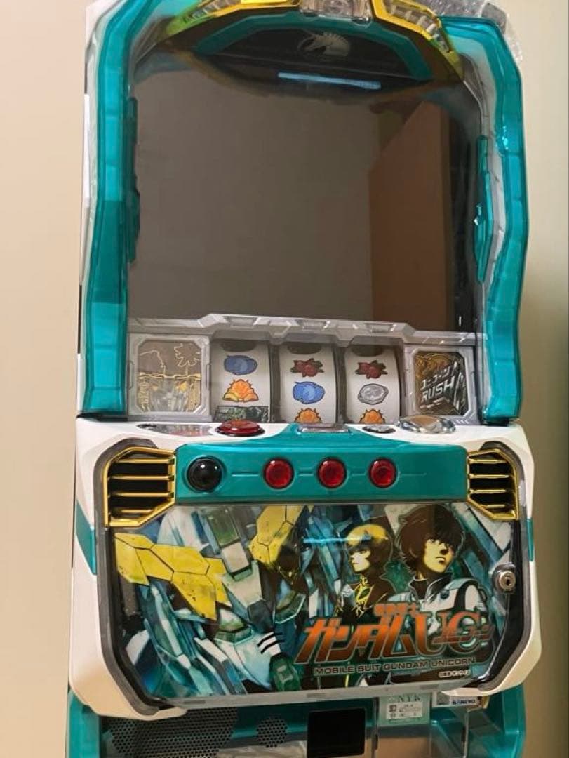 パチスロ実機　S機動戦士ガンダムユニコーン　不要機付き　データカウンター付